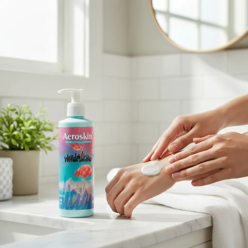 Crema Corporal Hidrata Humecta Piel Wonderlicious Jazmin Coco Durazno