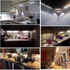 AIBOO LED Under Cabinet Lighting Kit, Plug in Strip Lights
