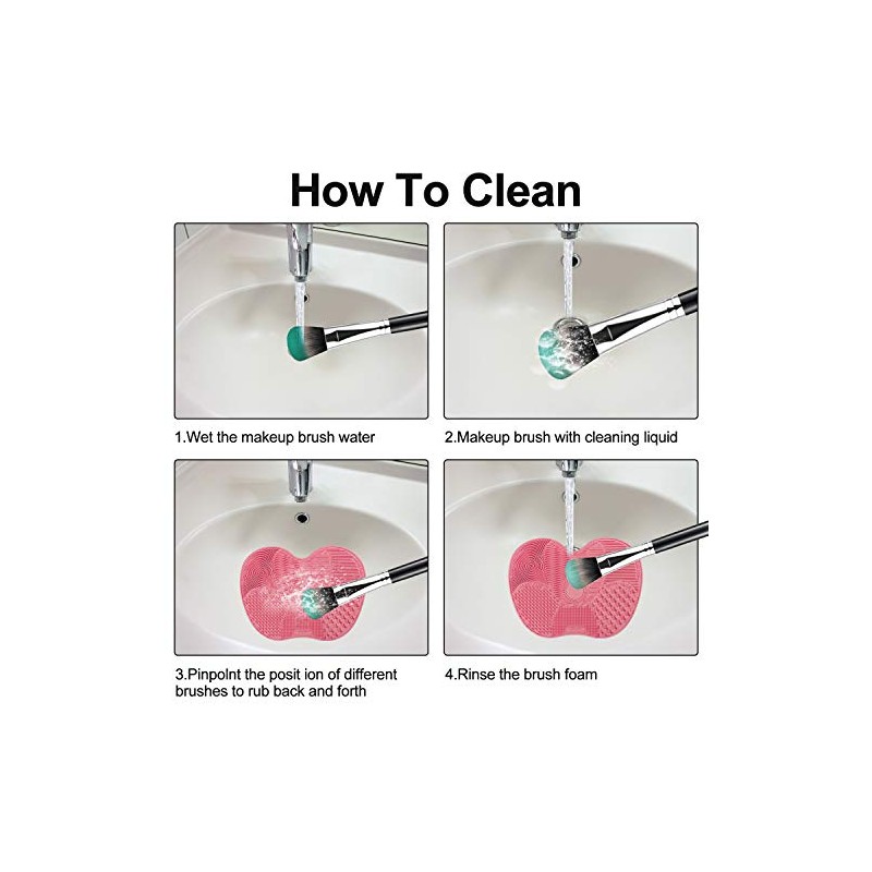 Limpiador de Silicon para brochas de maquillaje