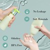 2 Pieces Empty Plastic Pump Bottles, Leakproof Travel Set with