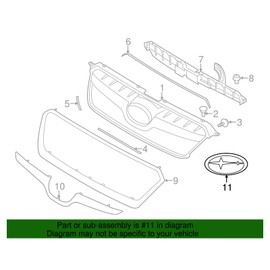 Subaru Front Grille Emblem 93013FJ040 2015 2016 Impreza or 2015 2016 2017 Crosstrek