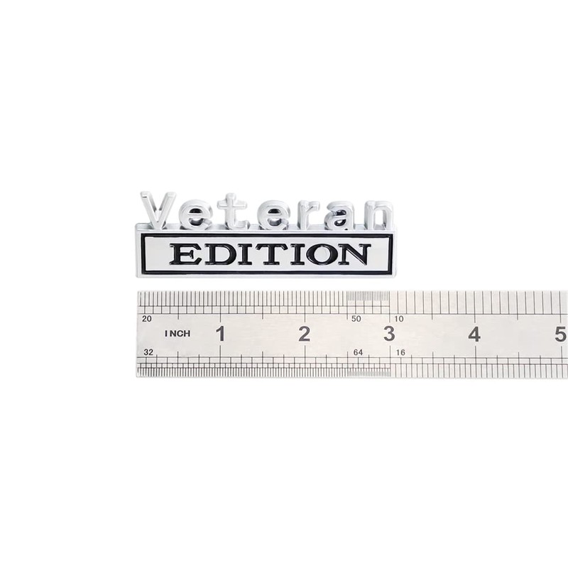 2 Pack Veteran Edition Emblem Sticker is applicable to all