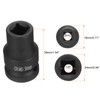 HARFINGTON 4 Point Square Socket 1/2" Drive 9mm Metric Square
