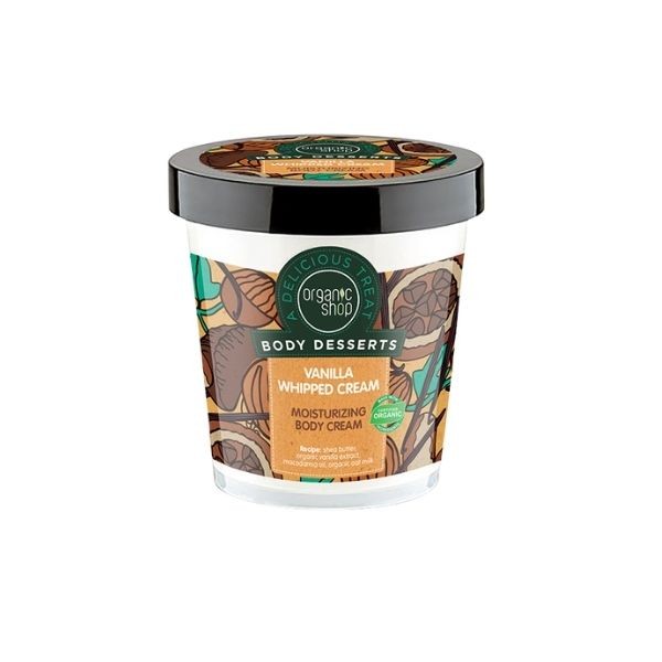 Natura Siberica Organic Shop Body Desserts Moisturizing Vanilla Whipped Cream