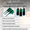 Kasher Classic Lighter Tool - Stainless Steel, Lightweight, Durable, Portable
