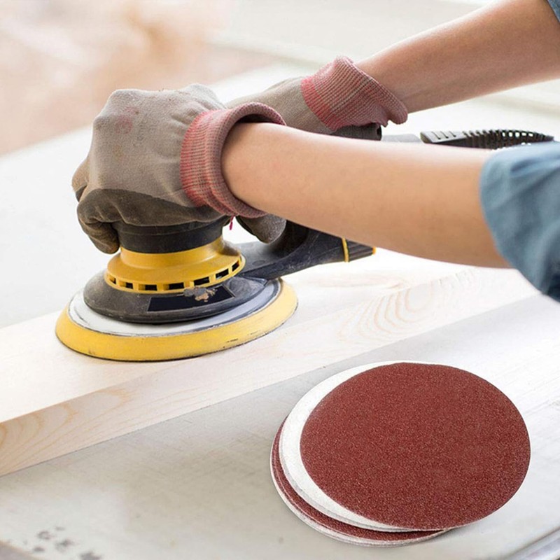 Utoolmart PSA Sanding Discs, 5-inch 150 Grits Self Stick Adhesive
