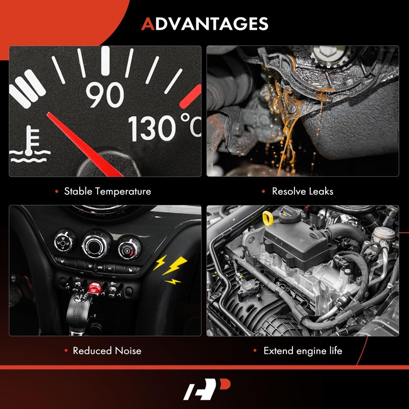 A-Premium Engine Coolant Thermostat Housing Assembly Compatible with Land Rover