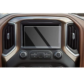 CDEFG for 2019 2020 2021 Silverado 1500 Infotainment 3 Car Touchscreen Navigation Touch Screen Protector, HD Clear Tempered Glass 9H Scratch Resistance (8IN)