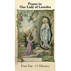 St. Mary, Our Lady of Lourdes Prayer Card, 2 pack