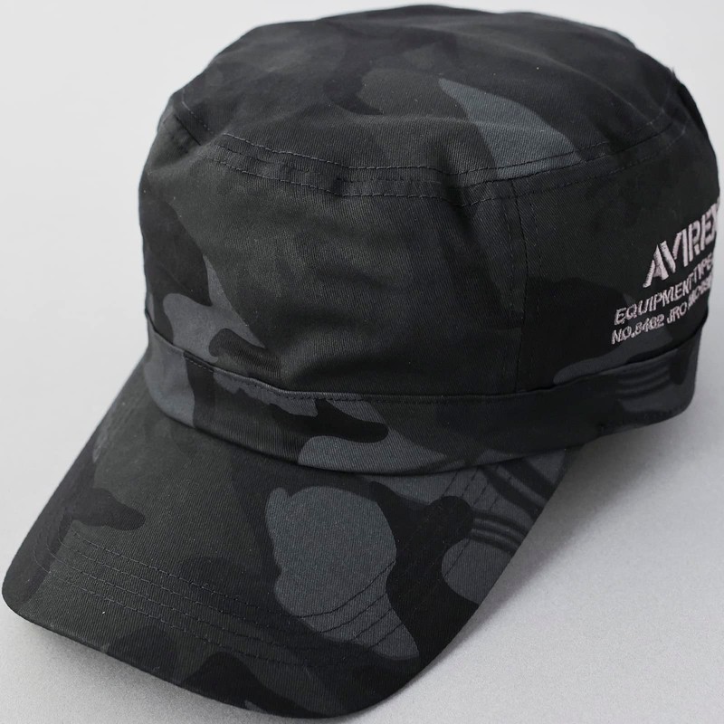 Avirex Custom-made Numbering Embroidered Military Work Cap, 2 Sizes, XL,