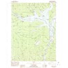 YellowMaps Trinity Dam CA topo map, 1:24000 Scale, 7.5 X