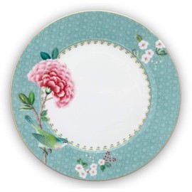 Blushing Birds Breakfast Plate Blue 21 cm