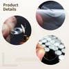500 Pcs Double Sided Adhesive Dot, 0.8" Clear Removable Sticky
