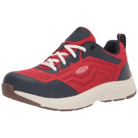 KEEN Utility Men's Sparta 2 Low Height Alloy Toe Industrial Work Shoes, Rubicondo/Pageant Blue, 10.5