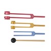 Tuning Forks Set for Healing with Mallet 3 Color Weighted