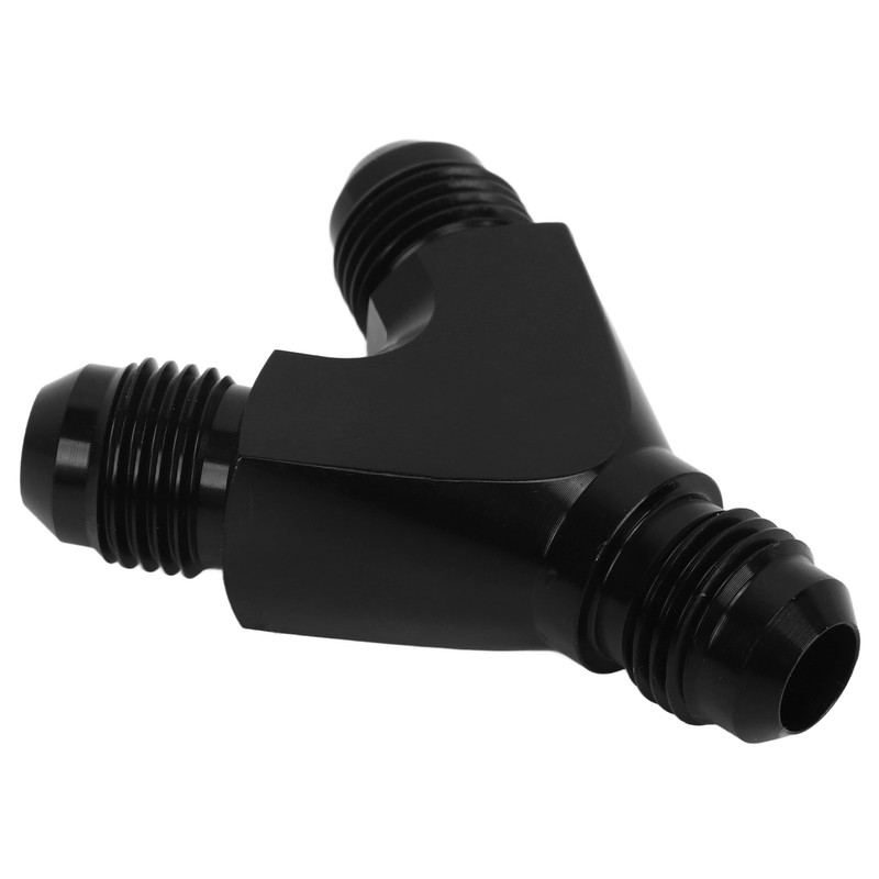 Coupler Union Fitting Splitter Black Anodized Coating Leak Proof Y