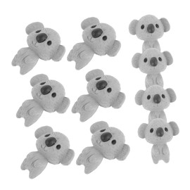 Totority Cute Miniature Koala Bear Figurines Resin Animals Keychain Set for Home Decor