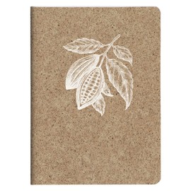 Clairefontaine 83547C Notebook Cocoa Design, Ideal for Passwords DIN A5, 14.8 x 21 cm, with Thread Binding, 16 Sheets Printed, 1 Piece, Assorted Designs