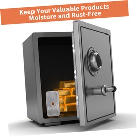 Mobestech 5 x Desiccant Eva Dry Canister Packs Silica Packs for Moisture Silica for Plants Dehumidifier Made of Metal Packages Gel Moisturising Aluminium Box