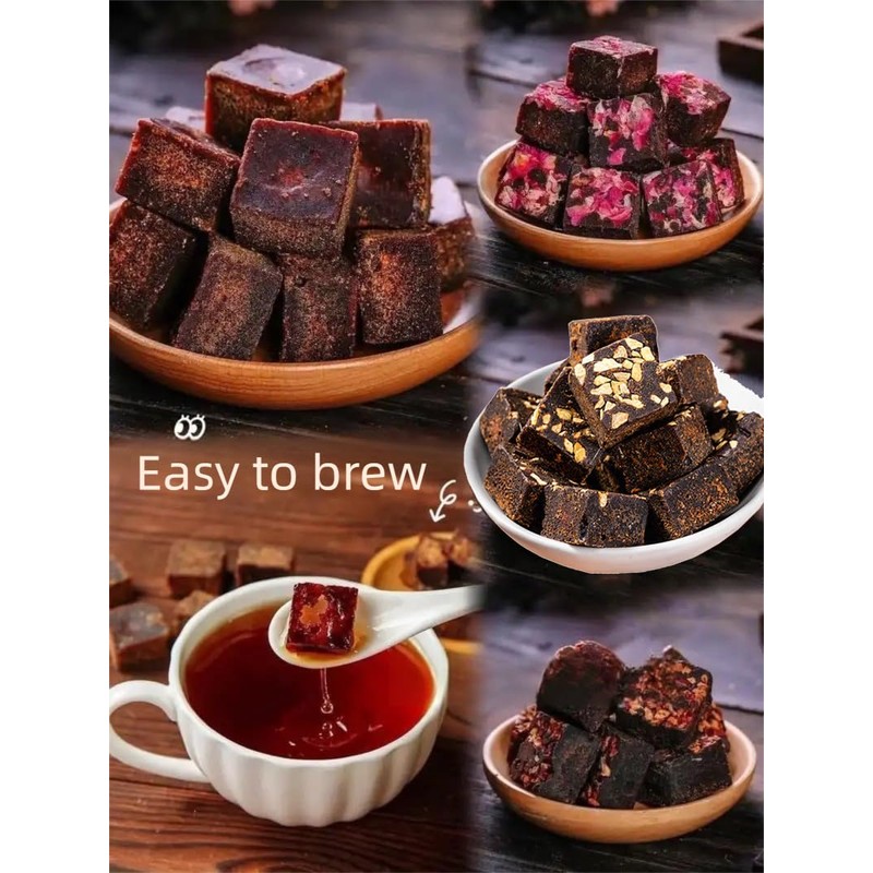 Black Sugar from Yunnan, Pure Brown Sugar Sweetener for Cooking,