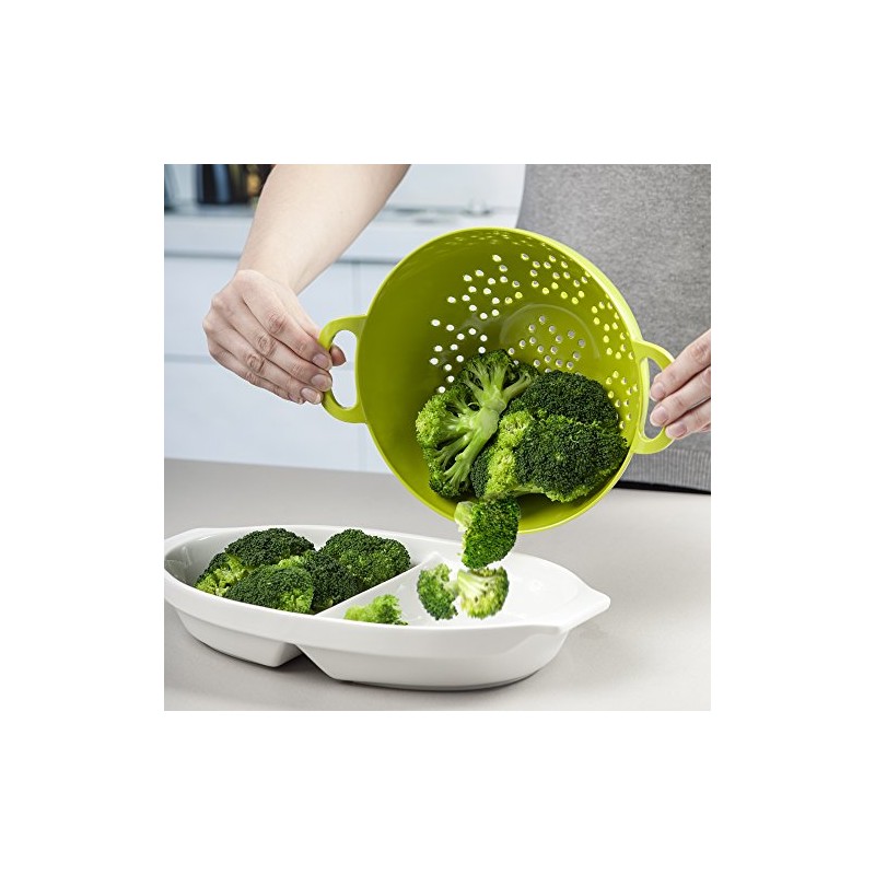 Zeal Melamine Colander Medium Lime Green (8”/20cm), 26 x 20