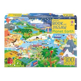Book and Jigsaw: Planet Earth