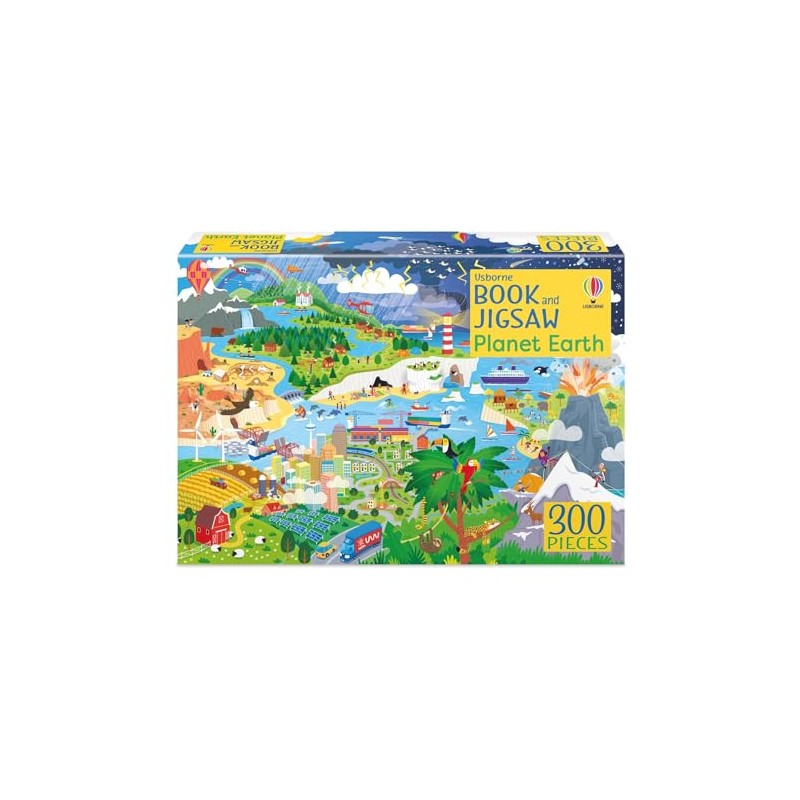 Book and Jigsaw: Planet Earth