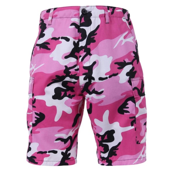 Rothco Colored Camo BDU Shorts,Pink Camo,2X-Large
