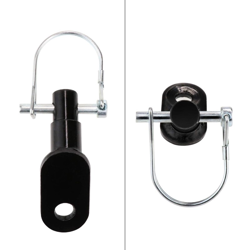 Biange Bike Trailer Hitch Connector, Cycling Adapter Accessories (2 Pack,