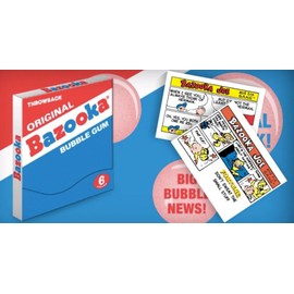 Bazooka Throwback Mini Wallet, 1.27 Ounce