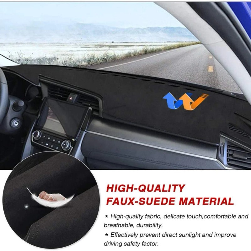 Unbranded Dashboard Cover Dashmat Dash Mat Pad For Honda Civic