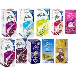 6 x GLADE TOUCH N FRESH REFILL'S 10ML - Random Mix