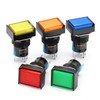 Baomain 5-Pack 16mm (5/8") 24V DC Momentary Push Button Switch