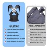 Corrector Postura Ortopédico Lumbar Espalda Ajustable Faja Negro Xl