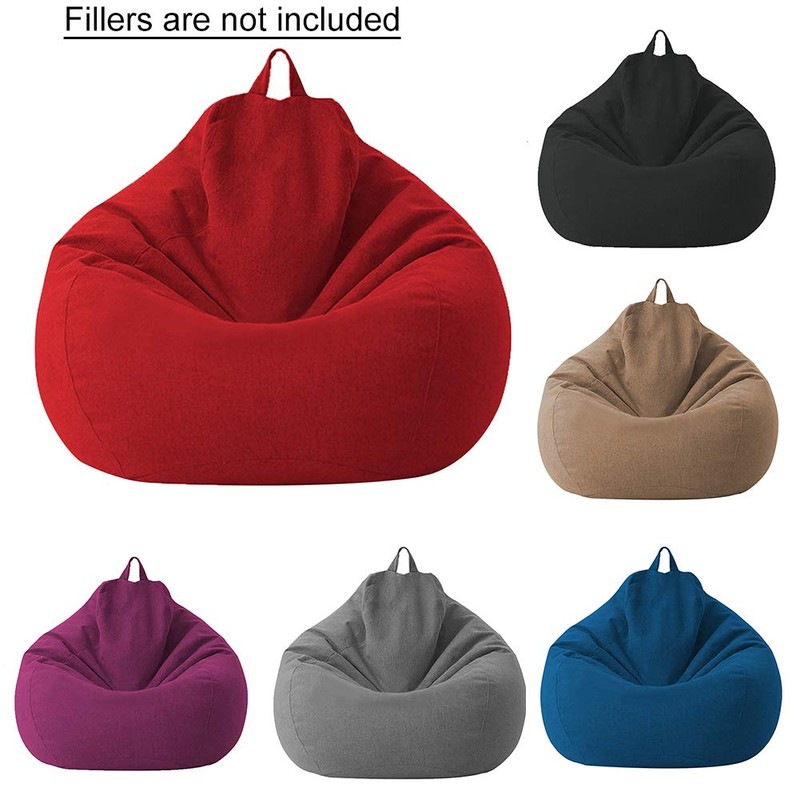 Bean Bag Cover Cotton Linen Cover 100 x 120 cm