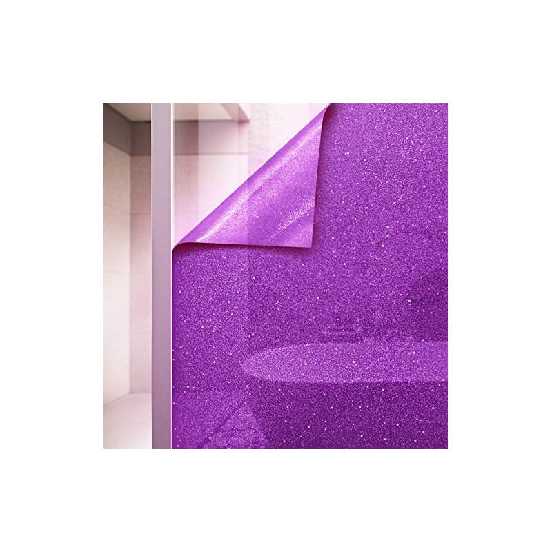 VViViD Purple Crystal Tint Frosted Decorative Two-Way Privacy Window Adhesive