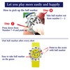 E TRUEE Golf Ball Marker with Golf Stroke Counter Bracelet,