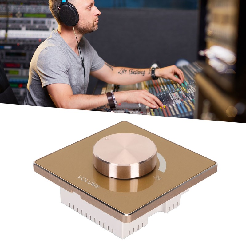 50W Volume Controller Knob Aluminum Alloy Frame 5 Position Constant