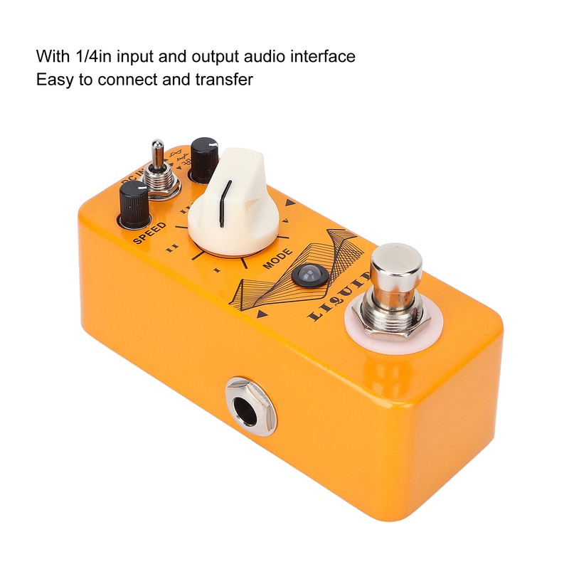 Electric Guitar Phaser Pedal Digital 15 Phaser Tones Monoblock Effect