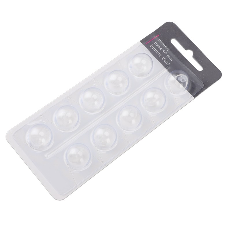 10pcs Double Vent Bass Dome Accessory Single Layer Double Vent