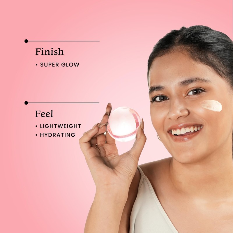 Foxtale Vitamin C Super Glow Moisturizer with Niacinamide & Peptides,