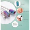 MUEYAN 31 pcs Nail Drill Bits Set with 210 Pieces