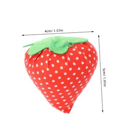 Gadpiparty 10Pcs Strawberry Cushion Compact Sewing Pin Cushions Practical Sewing Tools for Embroidery Cute Design for Present for Sewing Enthusiasts