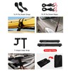 Abahub Soft Roof Rack Pads with 2 Tie Down Straps,