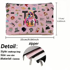 Blessmrich Gifts for Girlfriend Best Friend Cosmetic Bag Girlfriend Cosmetic Bag Small Thank You Gifts for Girls Colleague, 1, Casual