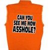 Hot Leathers Bikers Against Dumb Drivers Sleeveless Denium Shirt (Safety