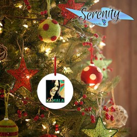 Kamala Ceramic Christmas Tree Ornament | Vintage 2