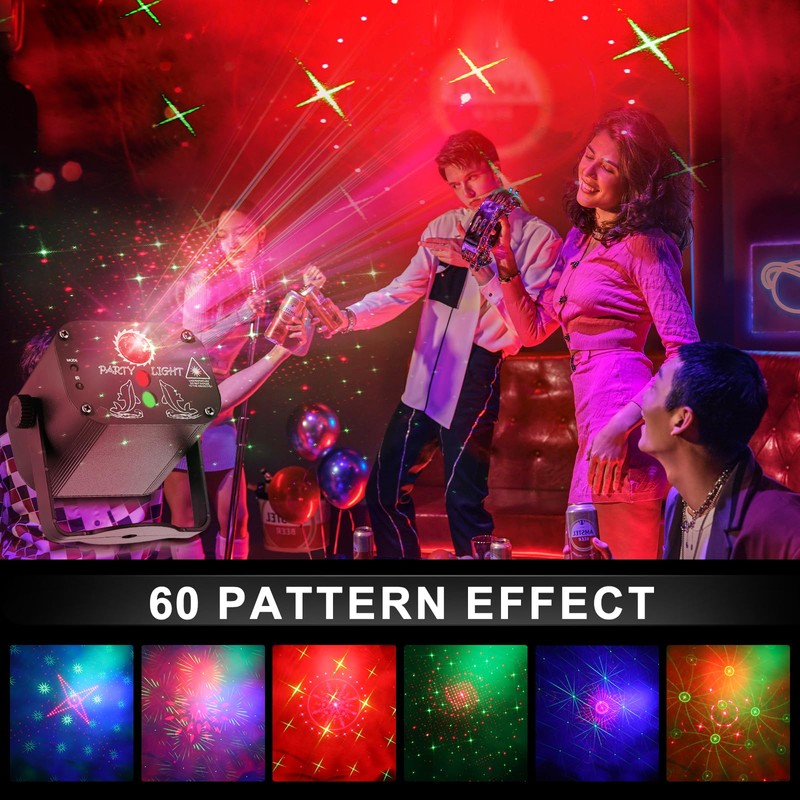 Disco Lights EBXYA USB Mini Party Lights with Remote Control