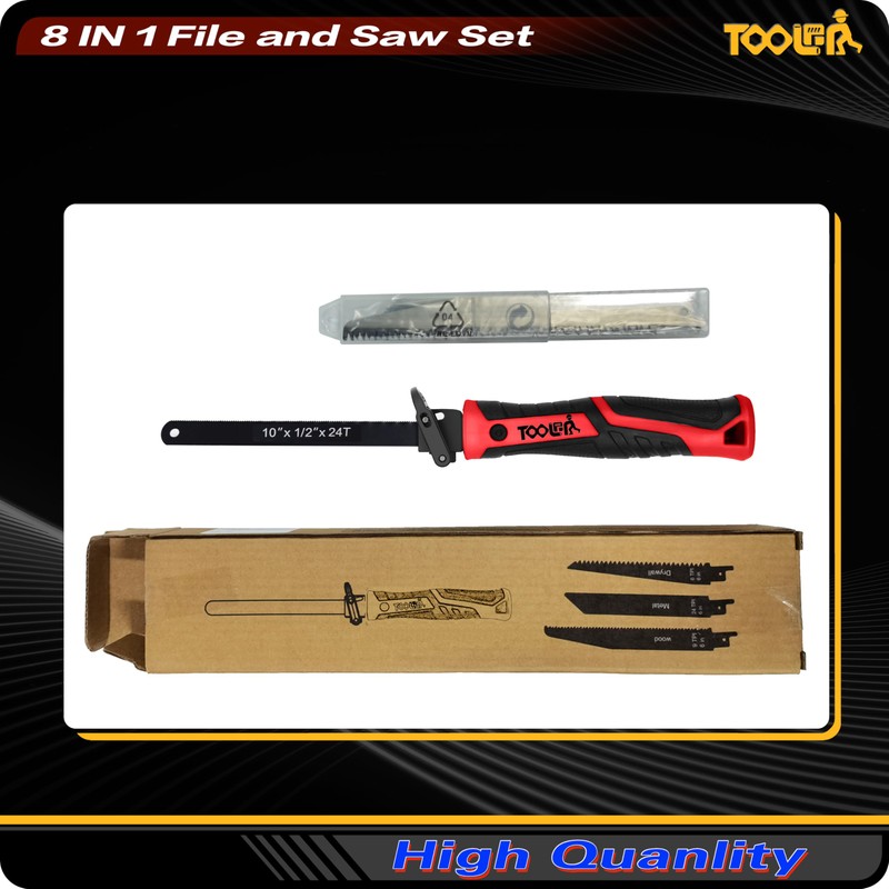 TOOLAN: 8-In-1 Multi Blades Hand Saw, Drywall Cutter. Hacksaw. Long