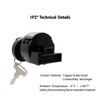 3 Pos Ignition Key Switch 4012165 4011002 For Polaris General